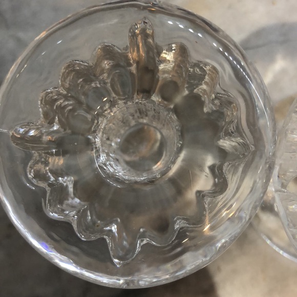 Set of 2 KOSTA BODA RURIK Scandinavian Clear Ice Glass Candlestick holders - Picture 14 of 15